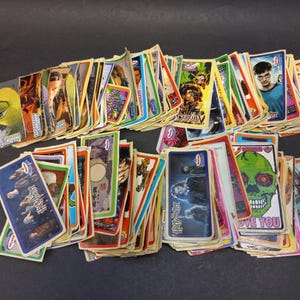 Vintage Bubble Chewing Gum Wrappers Stickers Neptun set 250 pcs. Chewing Gum Liners.2000s.