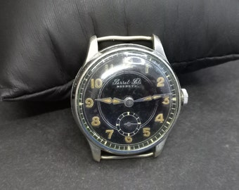 Reloj de pulsera antiguo raro Perret Fils Brenets Reloj de aviador de la Segunda Guerra Mundial Etsy Mexico