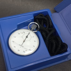 Cronometro giapponese vintage Seiko, cronometro meccanico giapponese, attrezzatura sportiva rara