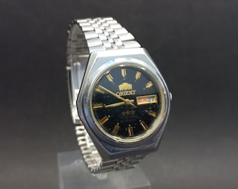 Vintage Wrist Watch Orient Crystal,Japan Automatic Watch,Rare Japanese Watch,Classic Orient