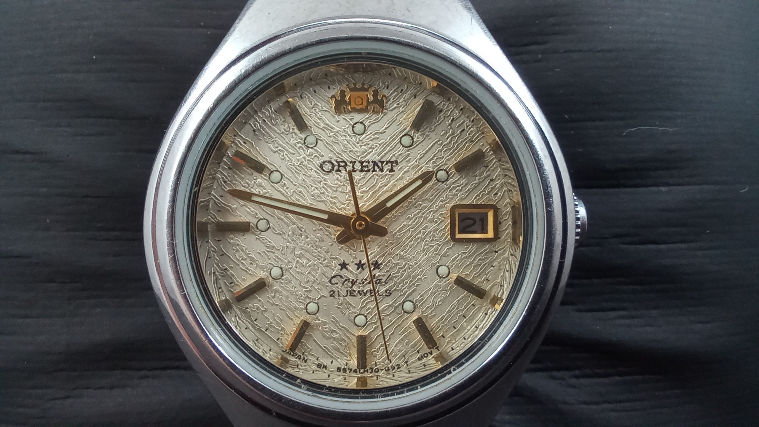 Reloj de pulsera vintage Orient Crystal, reloj de Japón, reloj automático,  reloj japonés raro, Oriente clásico -  México