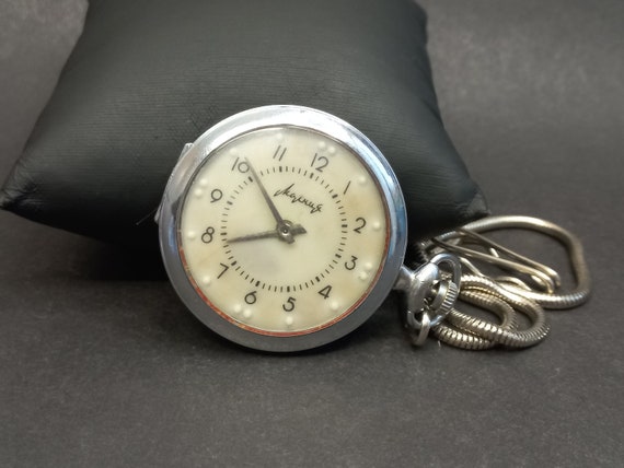 Soviet Vintage Pocket Pocket Watch for the Blind … - image 1