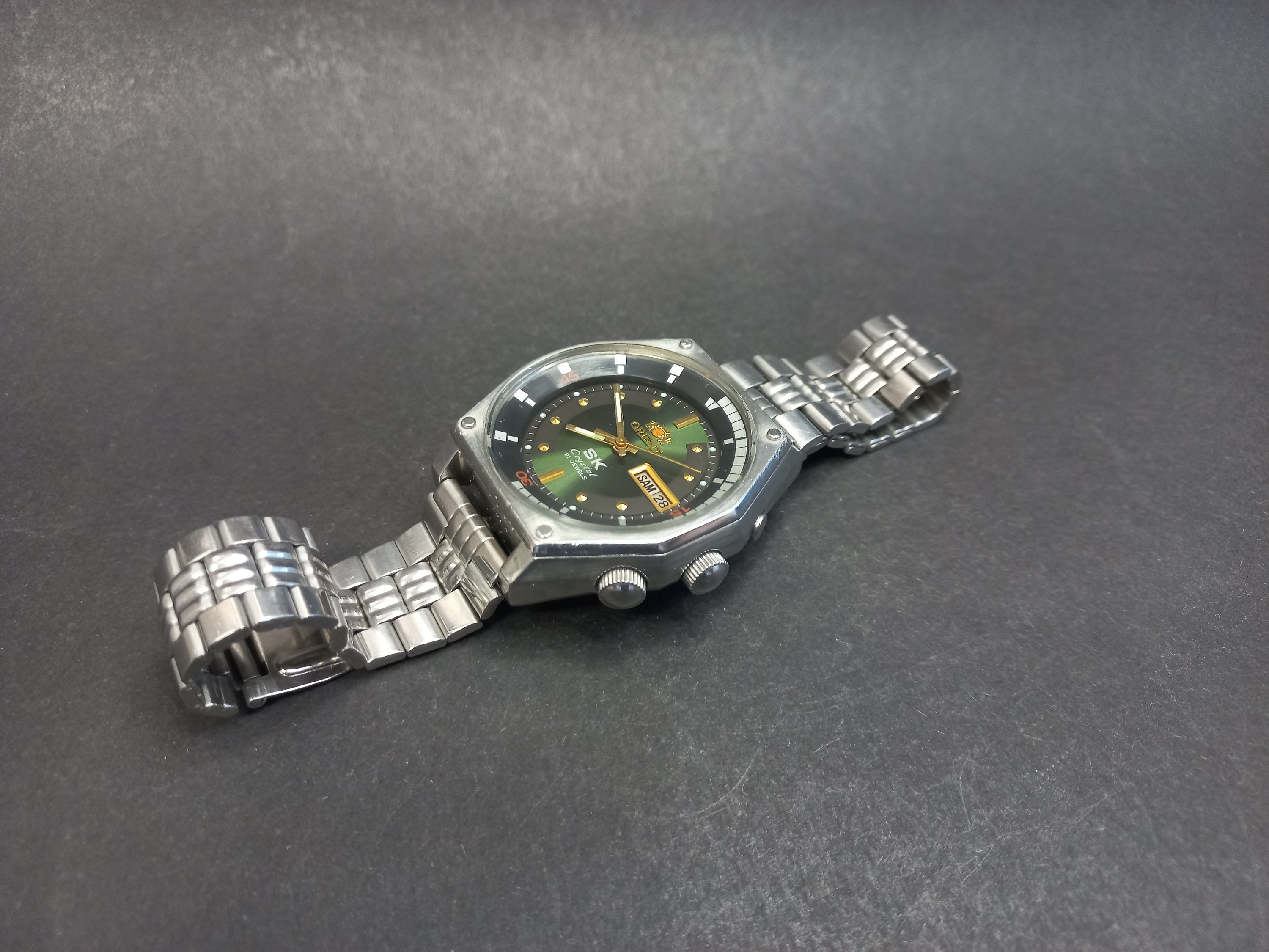 Vintage Wrist Watch Orient SK Crystal,japan Watch,automatic Watch