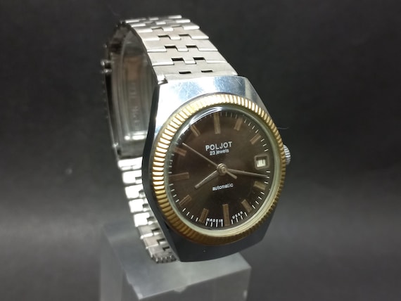 Russische Vintage Uhr Poljot Automatik, Mechanische Uhr UdSSR