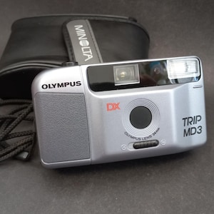 Vintage camera Olympus Trip MD3 NIEUW!!! ,Filmcamera Olympus jaren 90, point-and-shotcamera, werkende filmcamera