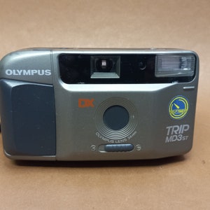 Vintage Camera Olympus Trip MD3ST, Filmcamera Olympus jaren 1990., Point and Shot Camera, Werkende Filmcamera