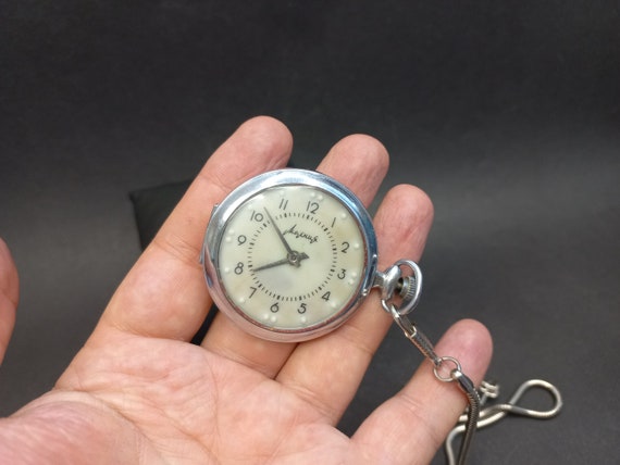 Soviet Vintage Pocket Pocket Watch for the Blind … - image 7