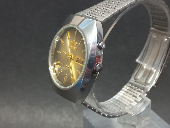 Vintage Wrist Watch Orient Crystal,Japan Automati… - image 4