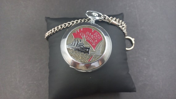 Soviet Vintage Pocket Watch Molnija "All power to the Soviets"NEW!!! Anniversary, USSR Mechanical Pocket Watch Molniya, Russian Watches