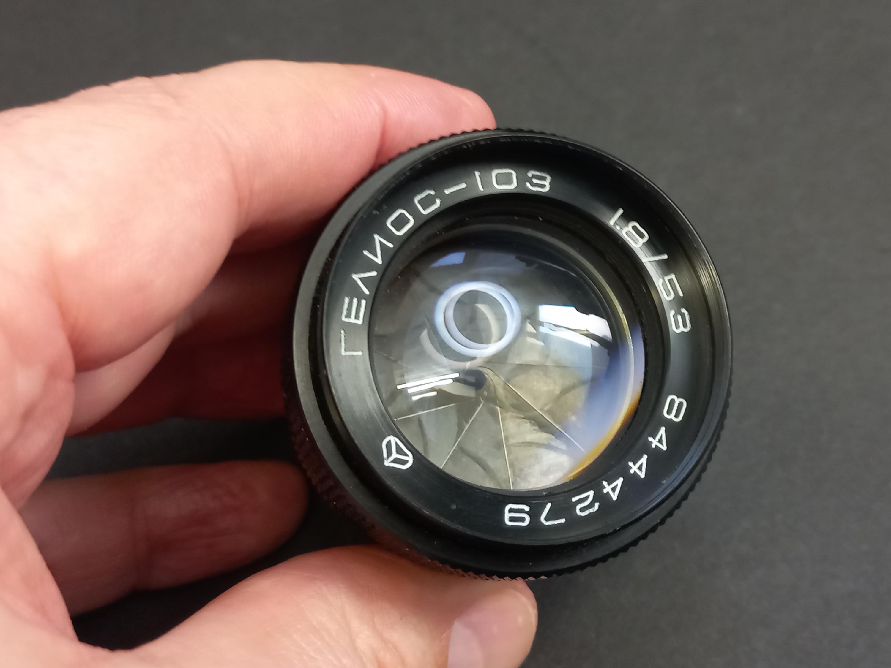 Objectif Photo Helios 103 53mm F/1.8 - Monture Kiev/Contax - Occasion, Fonctionnel