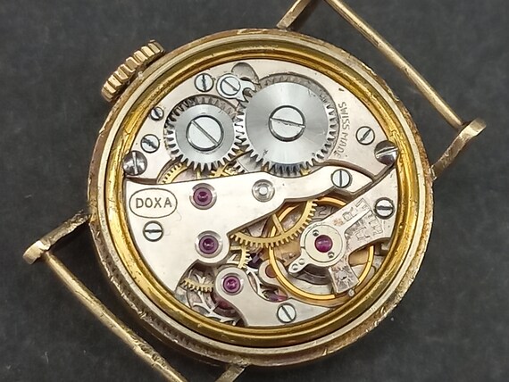 Montre à Gousset Ancienne DOXA Suisse - Mécanique Manuelle - Années 1900 - Cadran Ouvert - Argentée - Vintage