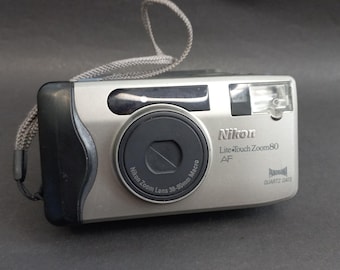 Vintage Nikon Zoom Touch 470 AF: 35mm Film Camera - Tested - Etsy