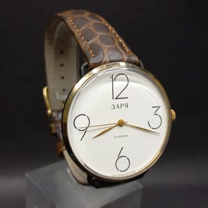 Sovie Vintage Women's Watch Zaria NEW!!!, MechanicalWatch USSR, Rare Russian Watch