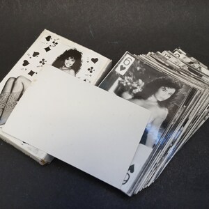 Vintage Nude Playing Cards, Sweet, Topless, From 1980's, 36 Erotic