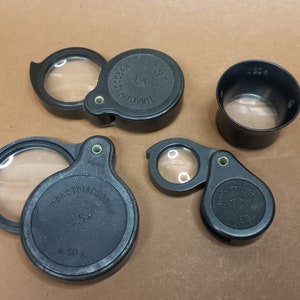 Lente d'ingrandimento sovietica 7x/4x/2,5/1,7, lente d'ingrandimento per orologio URSS, lente d'ingrandimento per gioielli