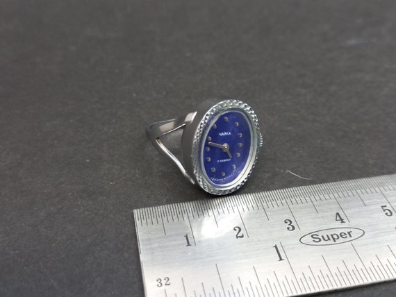 Soviet Vintage Ring Watch "Chaika" Women's Mechan… - image 10