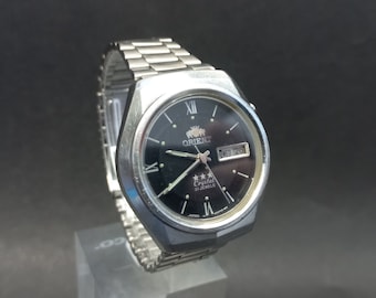 Vintage Wrist Watch Orient Crystal,Japan Automatic Watch,Rare Japanese Watch,Classic Orient