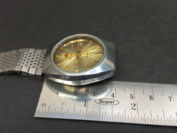 Vintage Wrist Watch Orient Crystal,Japan Automati… - image 7