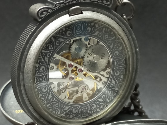 Vintage Pocket Watch Poljot"Russian Time", Mechan… - image 4