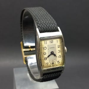 Vintage Swiss Ladies Wrist Watch Lanco, Old Watch Swiss Made