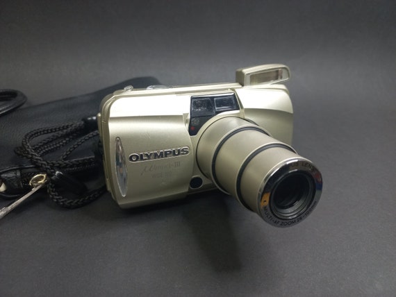 Vintage Camera Olympus Mju Iii Wide 100 Film Camera Olympus - Etsy