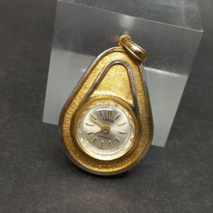 Vintage Swiss Watch Pendant, Retro Watch Switzerland, Antique Watch