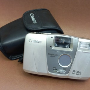 Vintage Camera Canon Prima BF-800, Film Camera Canon 1990s, Point and Shot Camera, Working Film Camera