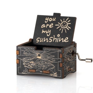 You Are My Sunshine Music Box - Gift For Fathers Day- Love Boxes Gifts For Him/Her - Desk Toy Fidget Gift, Best Friend Gifts, Bestie Present