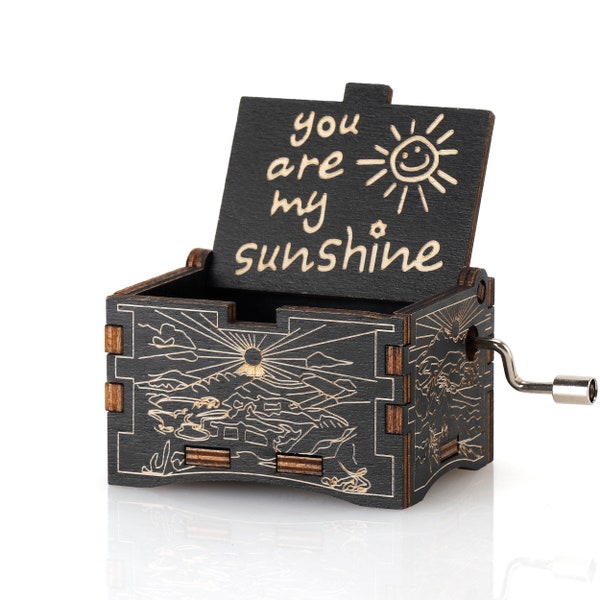 You Are My Sunshine Music Box - Gift For Fathers Day- Love Boxes Gifts For Him/Her - Desk Toy Fidget Gift, Best Friend Gifts, Bestie Present