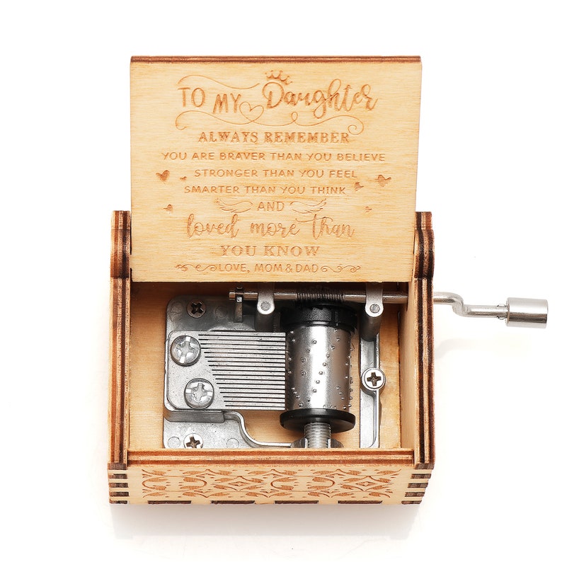 Mother to Daughter Music Box Gift Birthday Gift for Her Etsy UK