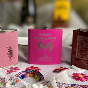 Bridesmaid Flask, Personalized Bridesmaid Flask, Custom Bridal Flask, Bridal Party Gift, Engraved Flask, Custom Flask, Bridal Party Gift