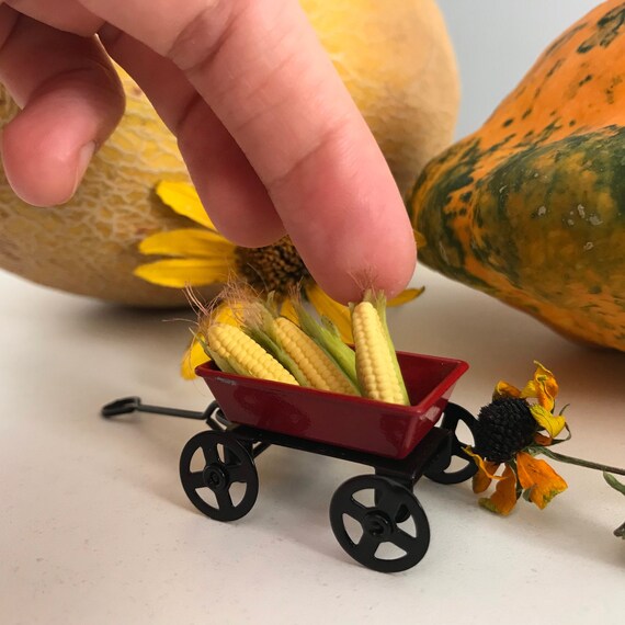 Miniature corn Miniature vegetables Realistic miniature Etsy