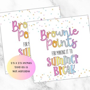 Letzter Schultag, Geschenkanhänger Sommer, Geschenk zum Schulende, Geschenkanhänger Lehrer, Mitschüler Geschenk, Haben Sie einen coolen Sommer Anhänger Brownie Anhänger