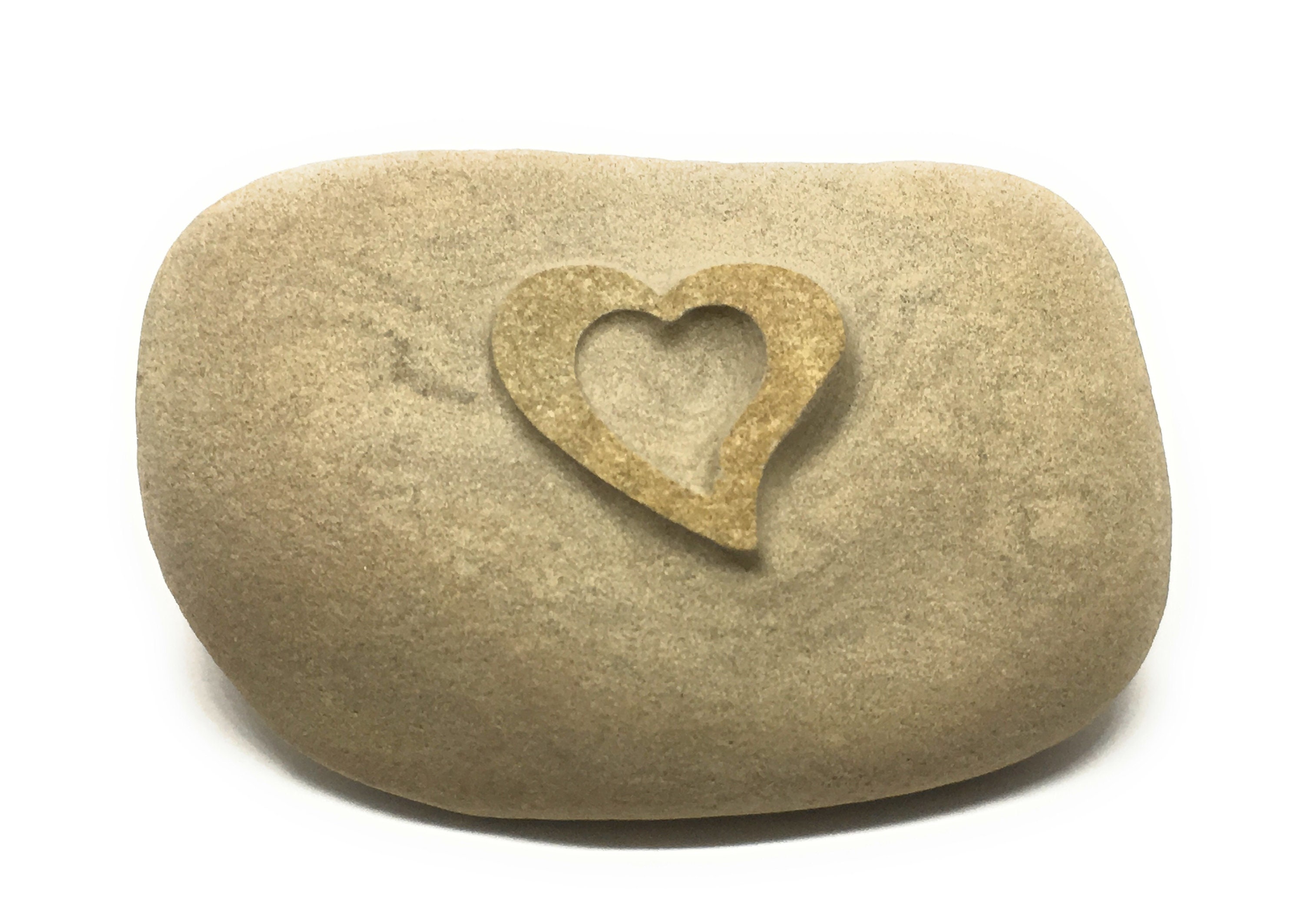 Glücksstein Herz Stein Gravur HandschmeichlerGlücksbringer Etsy