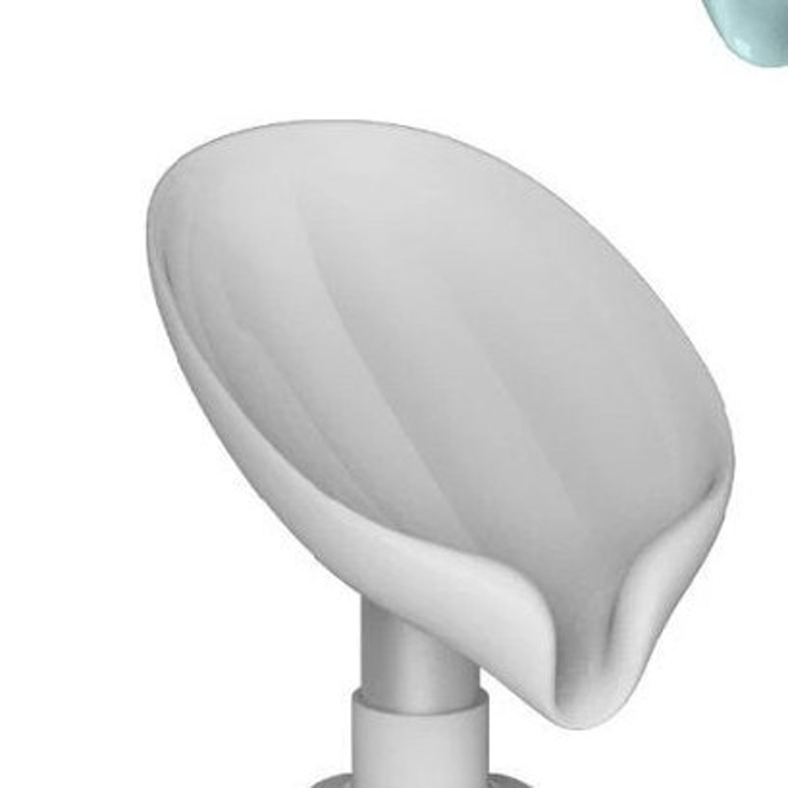 LeafShaped Soap Dish Perforated Free Standing Suction Cup Etsy