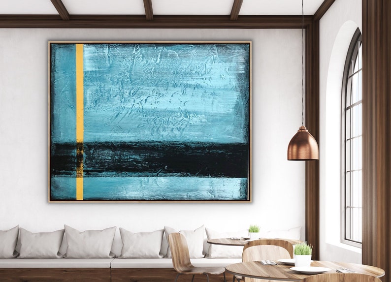 Abstract Painting Original Large Oil Acrylic Canvas Wall Art Etsy