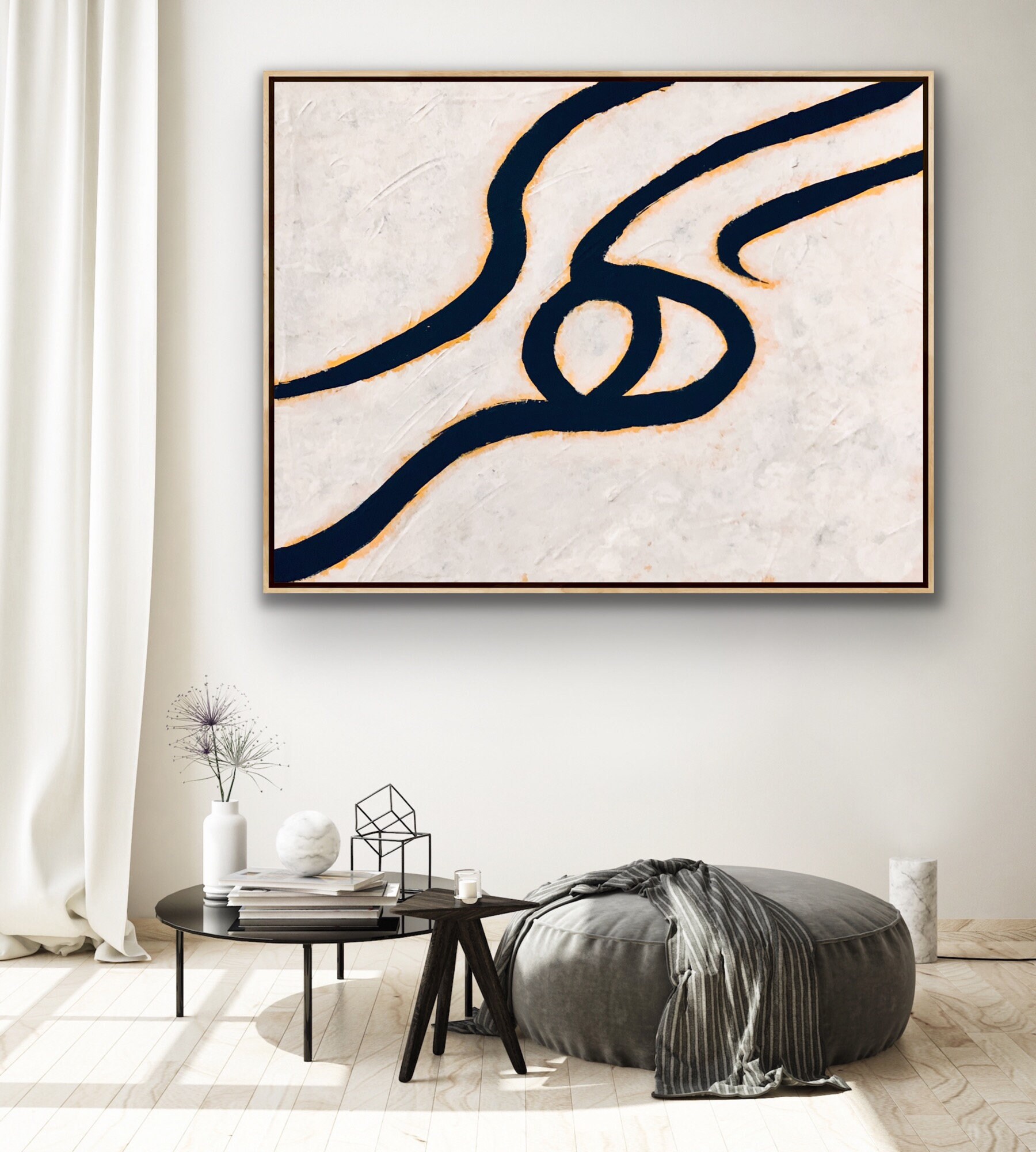Minimalistisches abstraktes Gemälde Kunst Strukturgemälde - Etsy.de