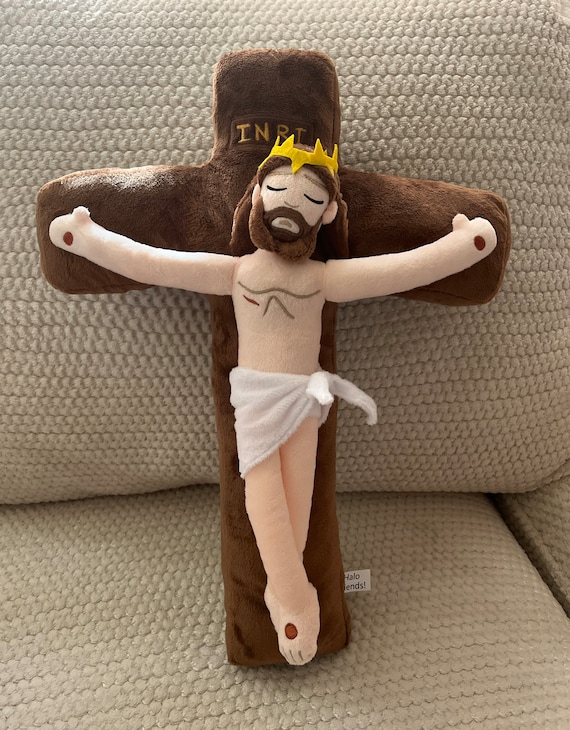 NEW Crucifix Plush Jesus Doll Etsy UK