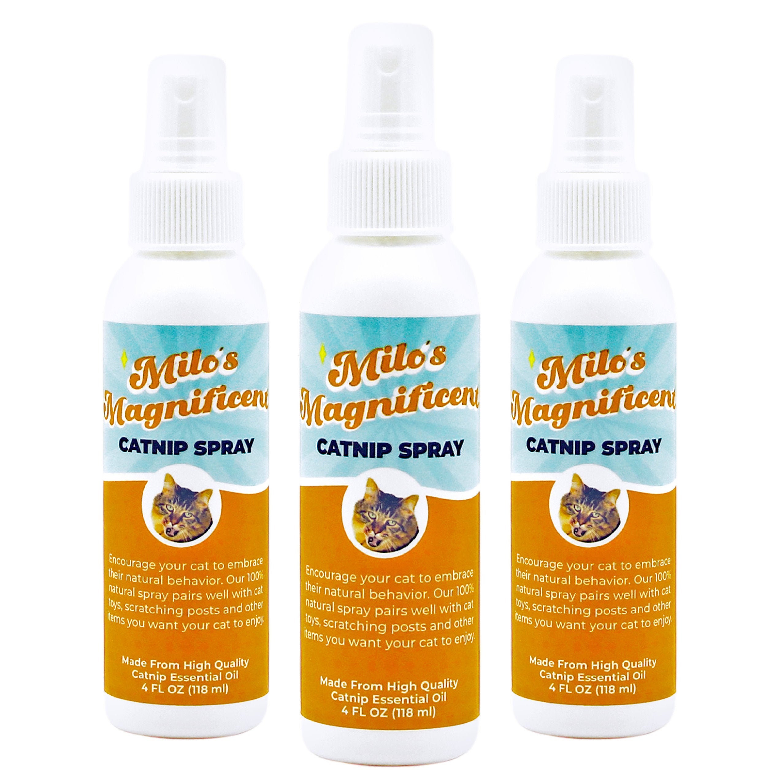 Milo's Magnificent Catnip Spray 4 Oz. 3 Pack 