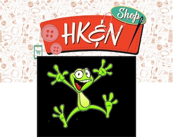 Henrry mascot Hyundai Santa Cruz Full Color Frog 5x4 inches UV Protected No Fade Out Frog Henrry Santa Cruz