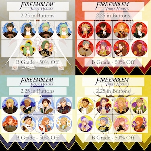 B-Ware Fire Emblem: Drei Häuser Knöpfe
