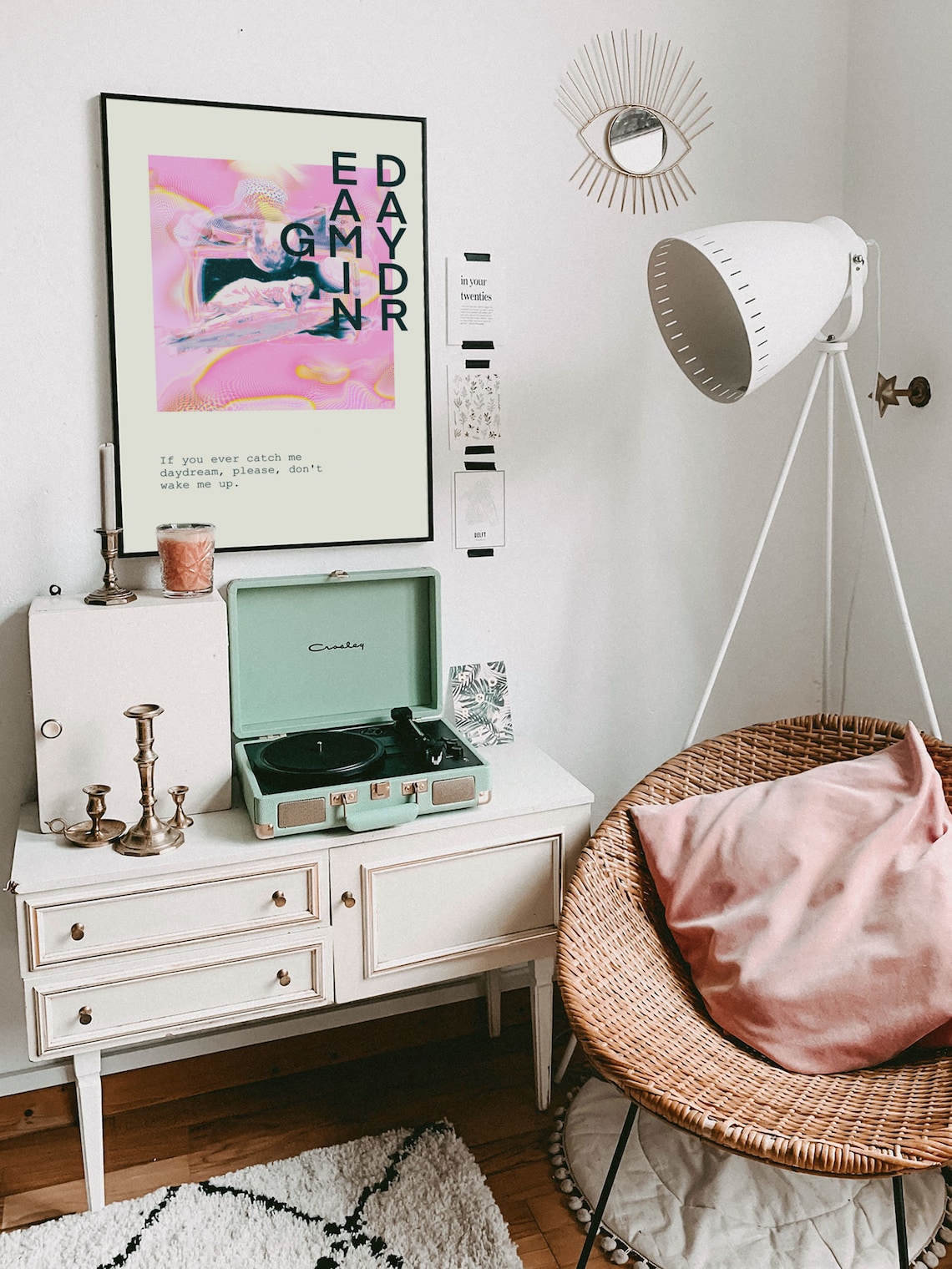 Aura Poster Aesthetic Room Decor Retro Gradient Poster - Etsy