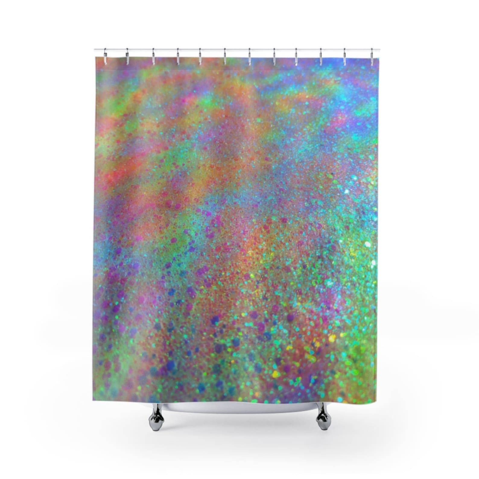 Holographic Prism Shower Curtain Etsy