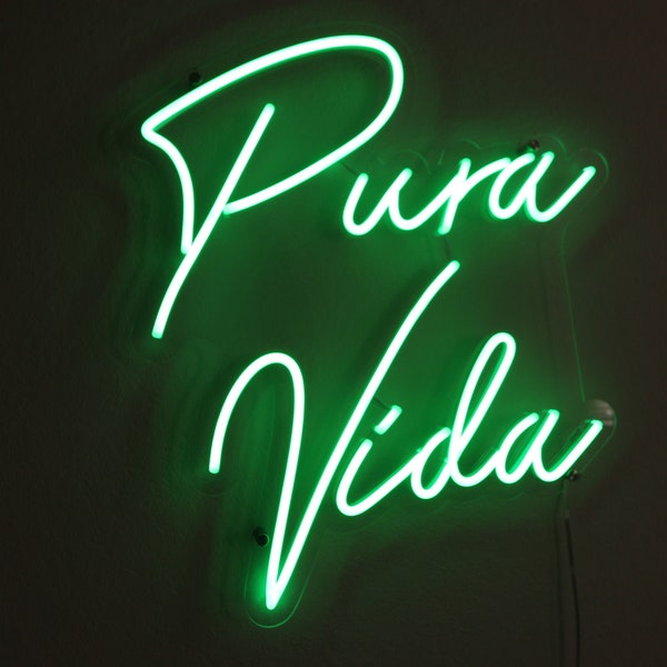 Pura Vida LED Neon Sign 23" x 20" ***US SELLER!!!