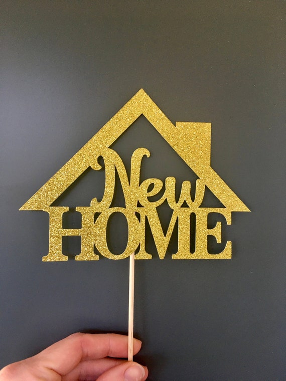 New Home Cake Topper House Warming Gift New Home Gift Etsy
