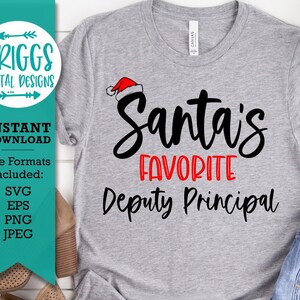 Ulubiony zastępca dyrektora szkoły Mikołaja SVG | christmas svg, Teacher Christmas svg, Christmas Shirt svg, Christmas director shirt SVG