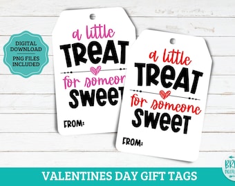 PDF Etiquetas de regalo de San Valentín / Etiquetas de regalo imprimibles para el día de San Valentín, etiquetas de regalo de San Valentín imprimibles, etiqueta de feliz día de San Valentín