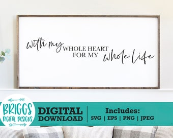 Farmhouse Valentine SVG | Love Sign, Bedroom Decor (Digital Download)