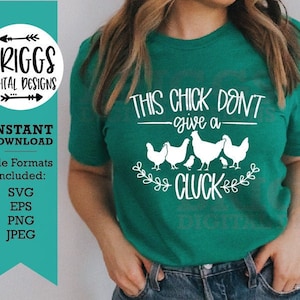 Huhn SVG |  Give a Cluck Svg, Huhn Mama svg, Lustiges Huhn SVG, Huhn Dame Svg, Lustiges Shirt Svg, Huhn Butt Svg, Tumbler svg