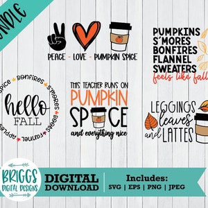 Herbst svg Bündel, hello fall svg, herbst svg, kürbis gewürz svg, herbst tshirt svg, herbst shirt svg